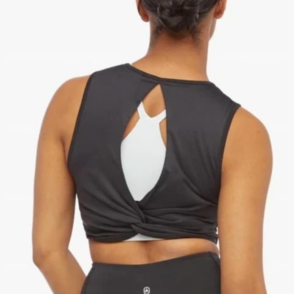 * Open backed crop tank ~ Size Large